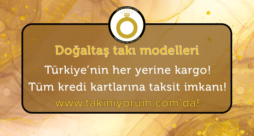 Doğaltaş takı modelleri