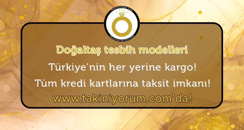 Doğaltaş tesbih modelleri