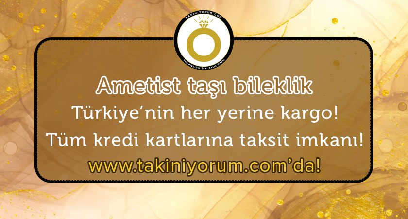 ametist taşı bileklik